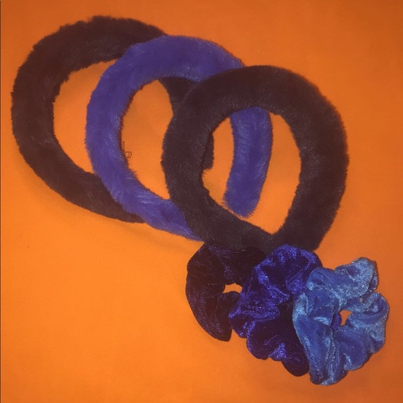 Fur Headbands With Matching Scrunchies - Picture 12 of 16